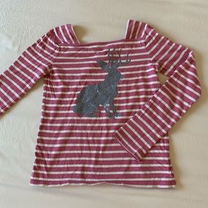 Girl’s long sleeve with sequin animal